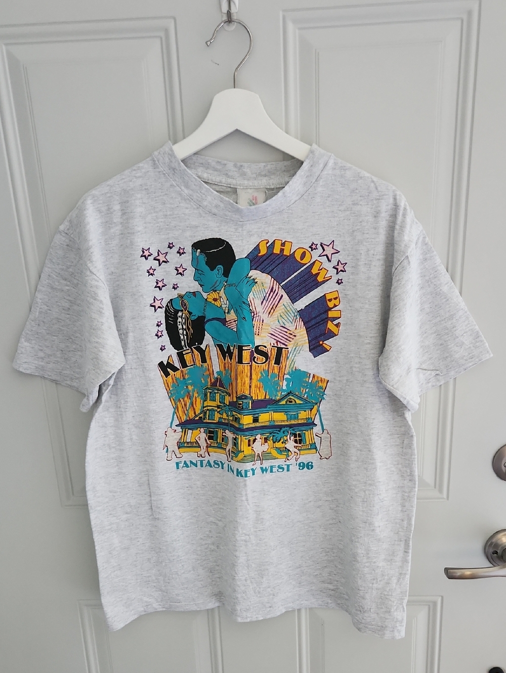 Vintage Key West Show Biz Graphic Tee Frankenstein and Frankenstein's Bride